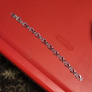 Source Unknown Silver Linked Bracelet